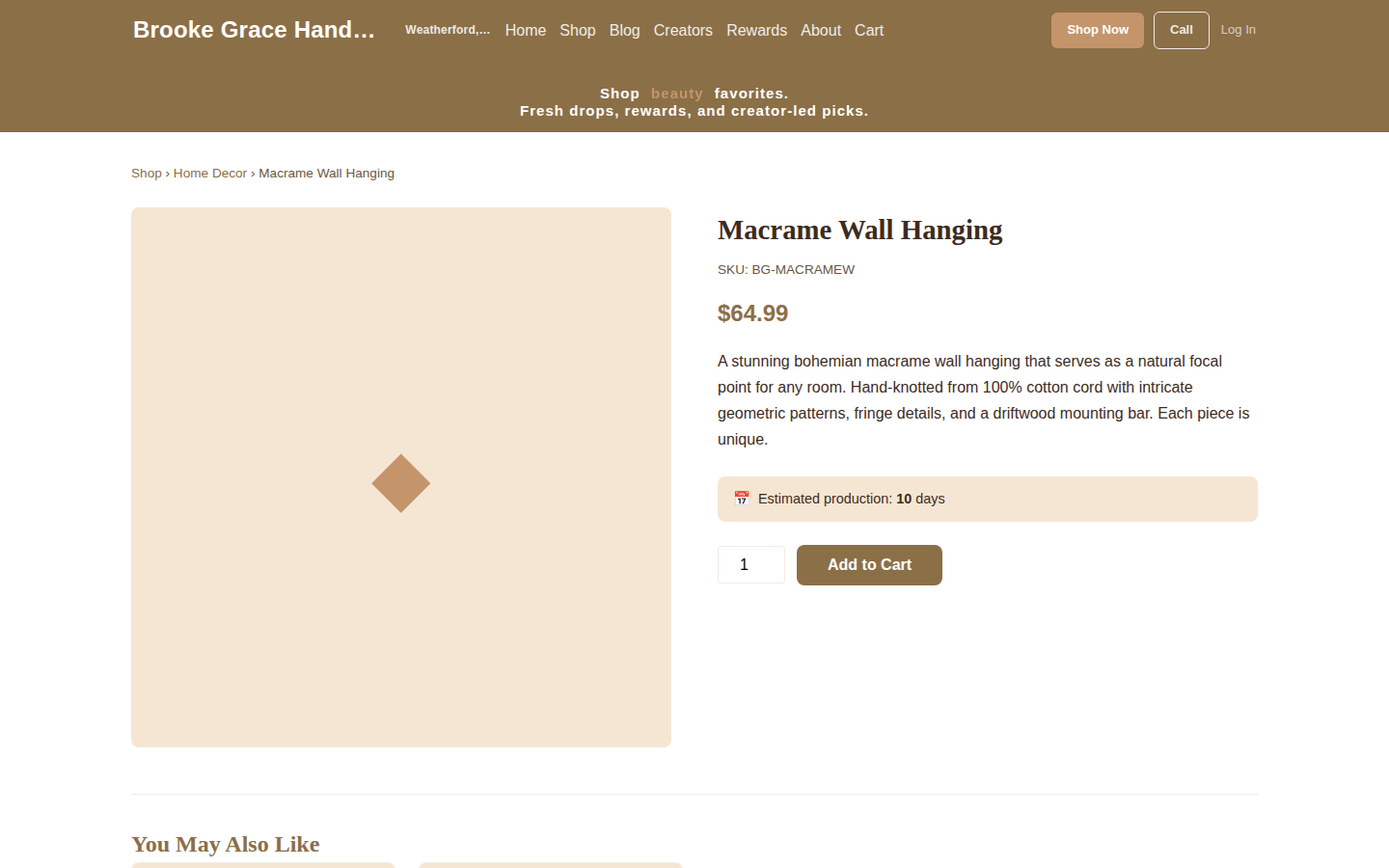 Brooke Grace Demo desktop feature
